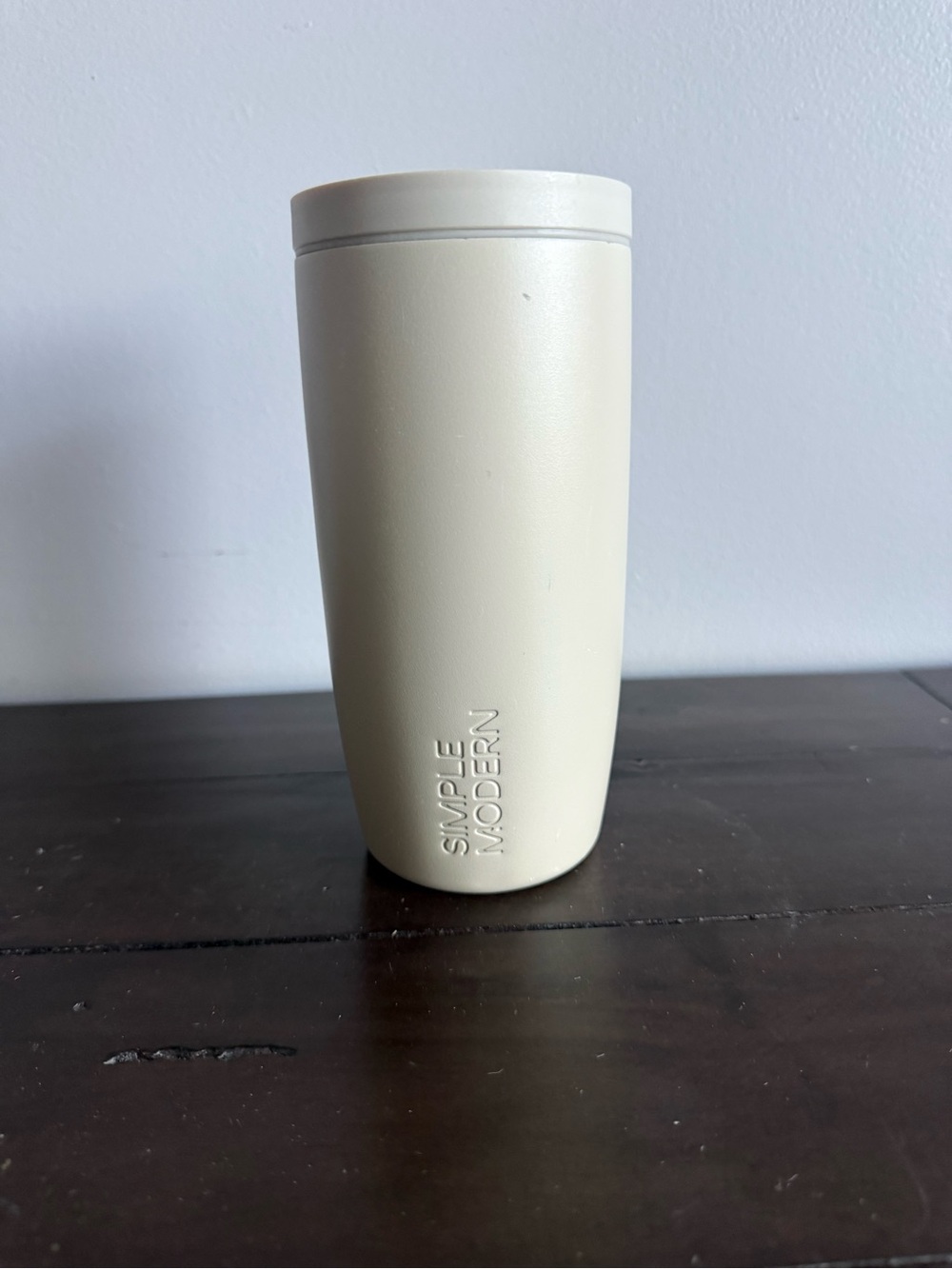 Simple Modern Voyager 16 oz Insulated Travel Tumbler Beige Taupe Reusable Cup